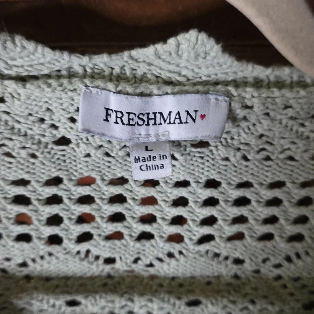 Freshman Light Green Knit Top